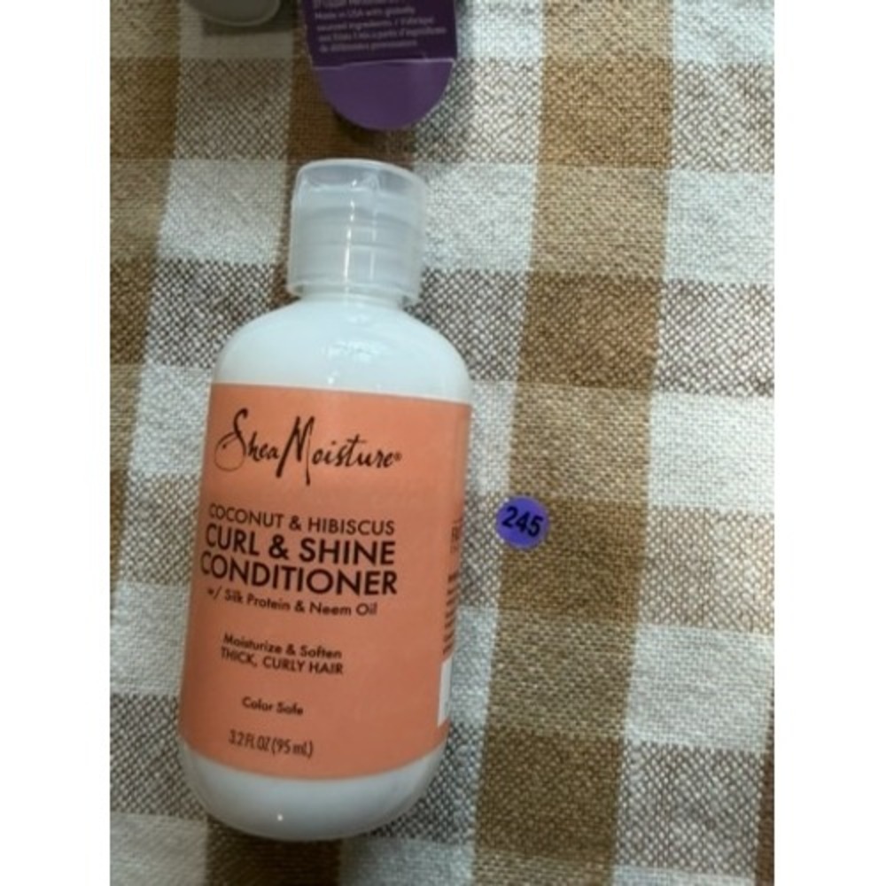 SheaMoisture Coconut & Hibiscus Curl & Shine Conditioner 3.2 fl oz Travel Size